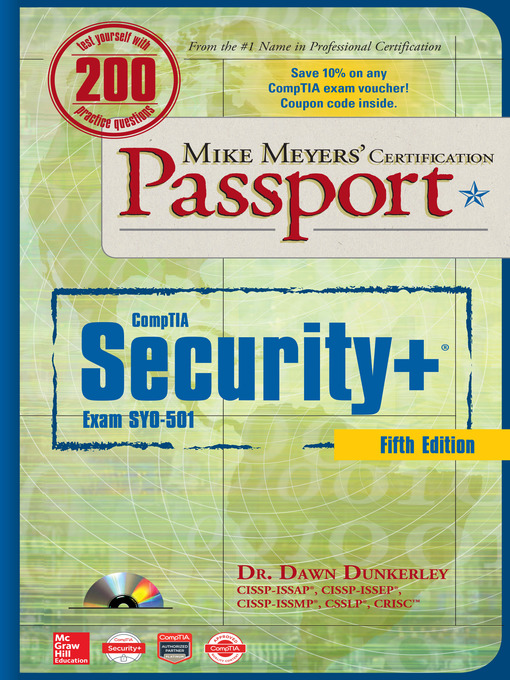 Title details for Mike Meyers' CompTIA Security+ Certification Passport  (Exam SY0-501) by Dawn Dunkerley - Available